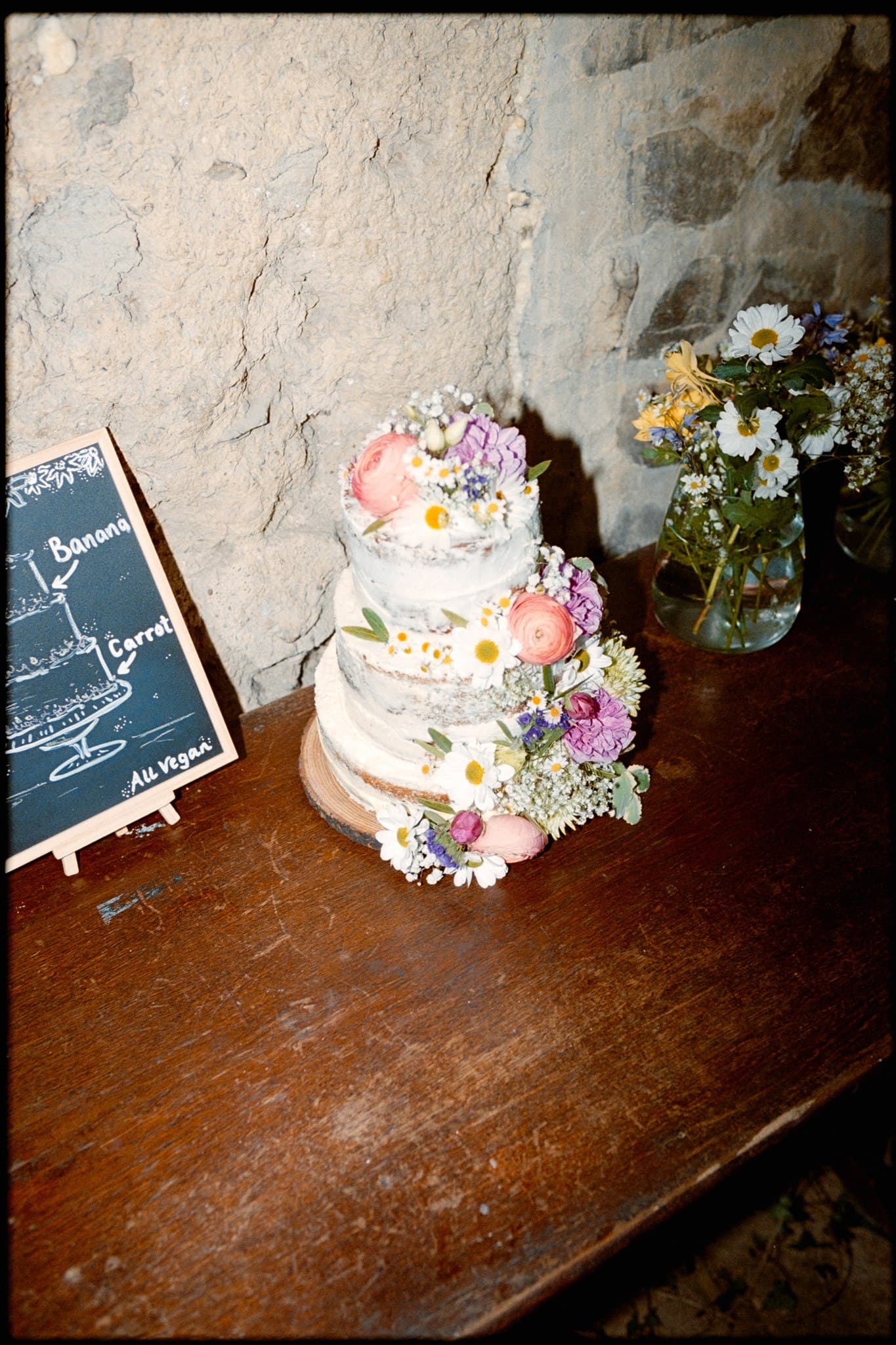 Wedding film photography, 32mm, 120 Ivy and pine photography