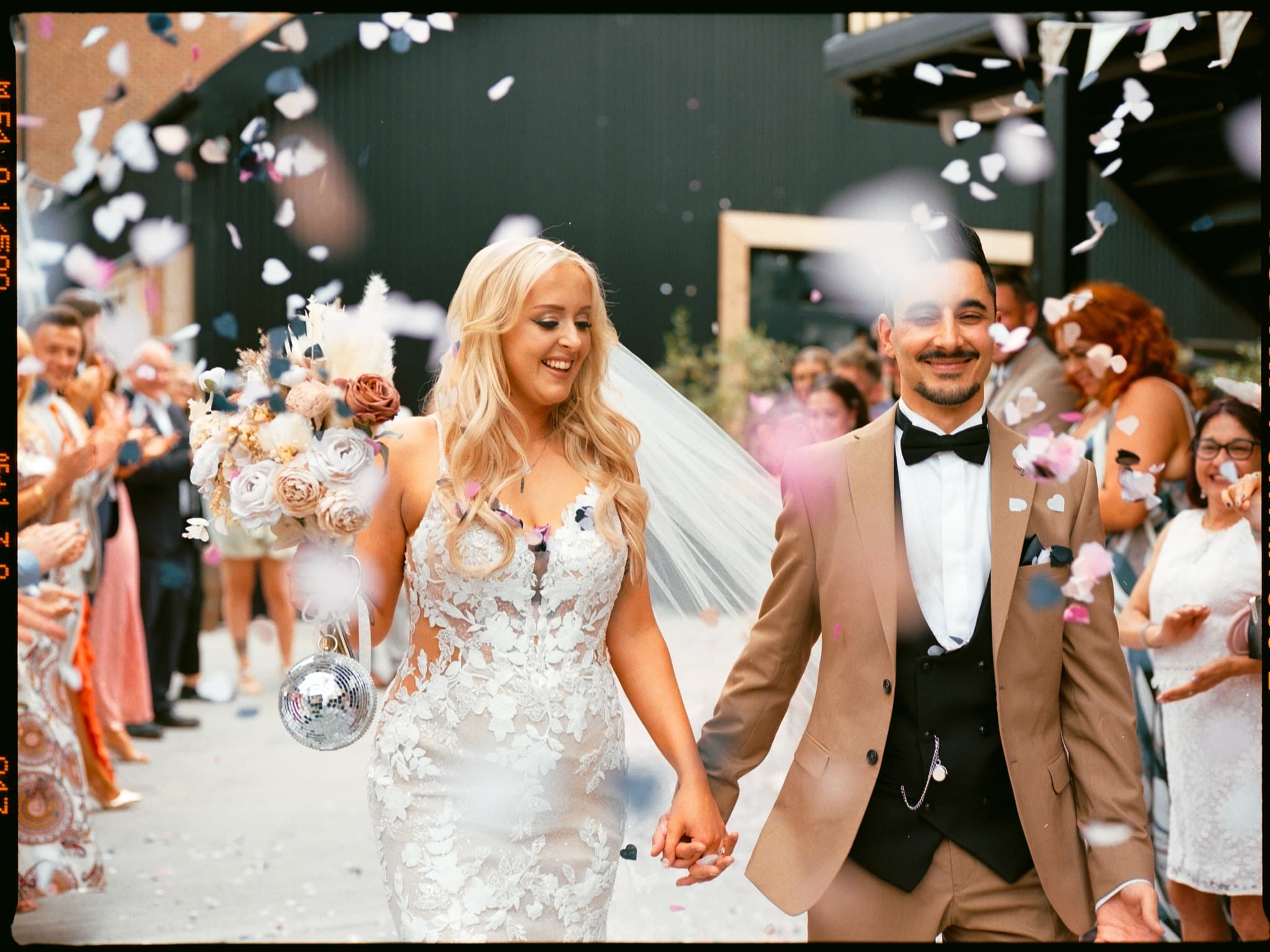 Wedding film photography, 32mm, 120 Ivy and pine photography